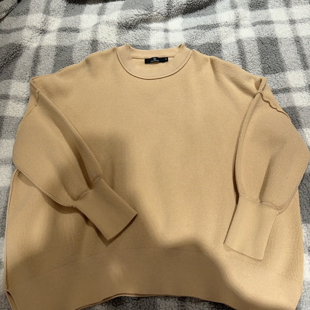 Women’s Oversized Sweater - Apricot Color